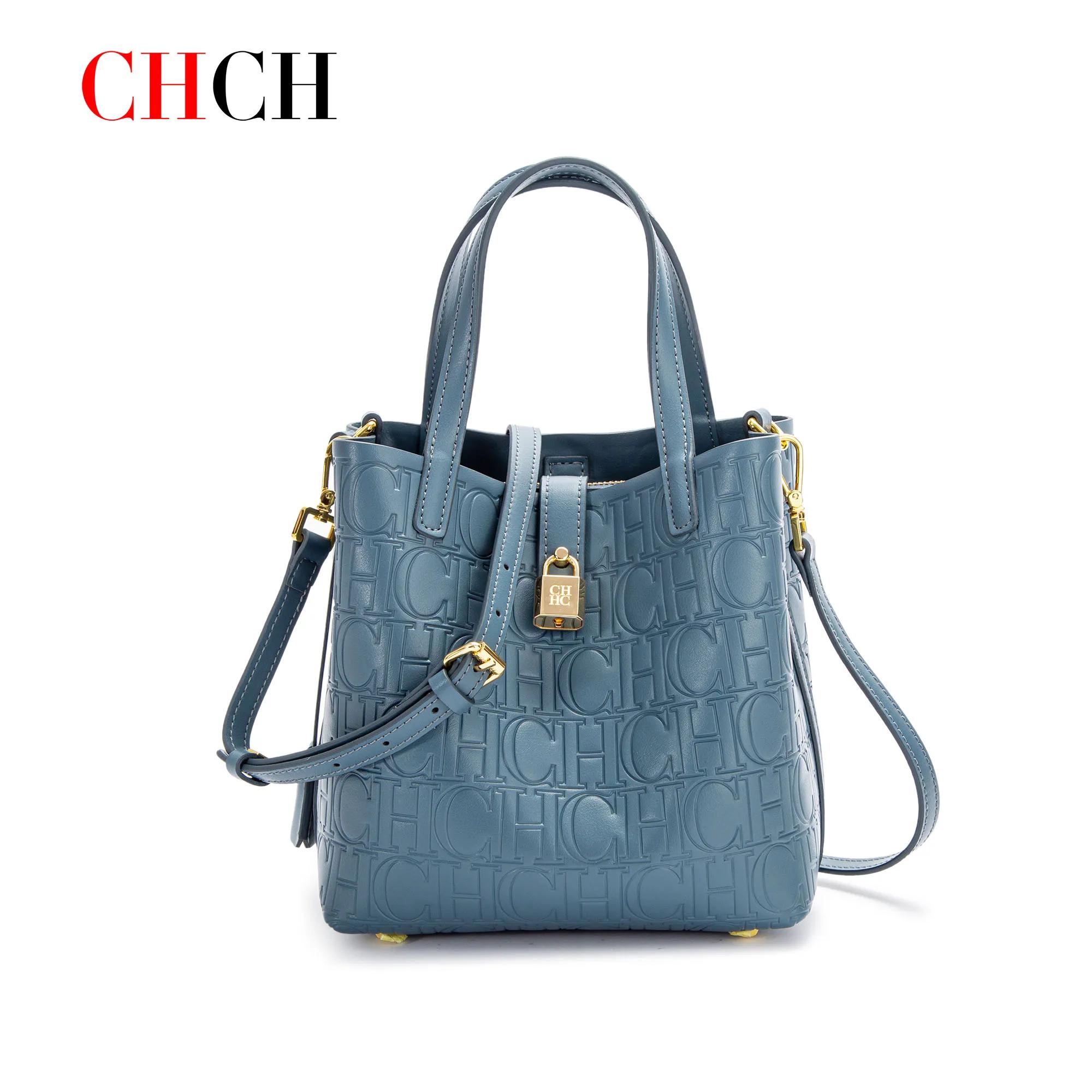 Sac à bandoulière pour femme C-H, nouvelle collection printemps 2026, sac à main, portefeuille rose