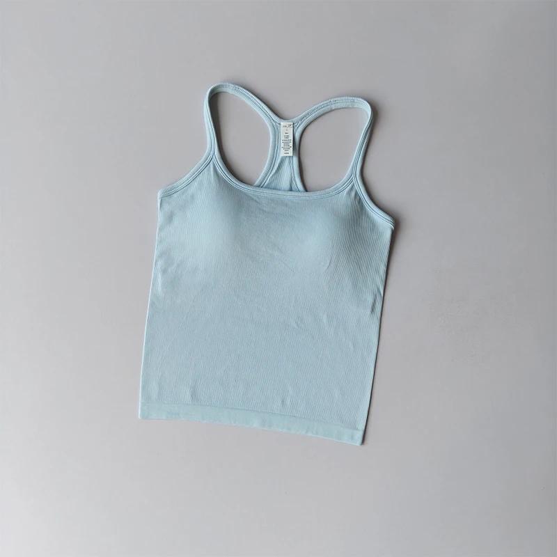 Gilet de sport Anti-choc, sous-vêtements de course à séchage rapide avec coussinet de poitrine, Fitn