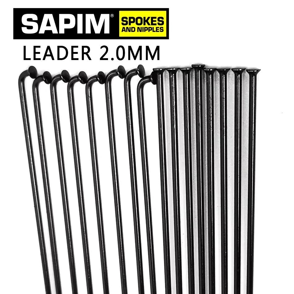 SAPIM-Rayons de vélo en forme de J avec capuchon en cuivre, rayons de vélo, rayons de vélo noirs, ra