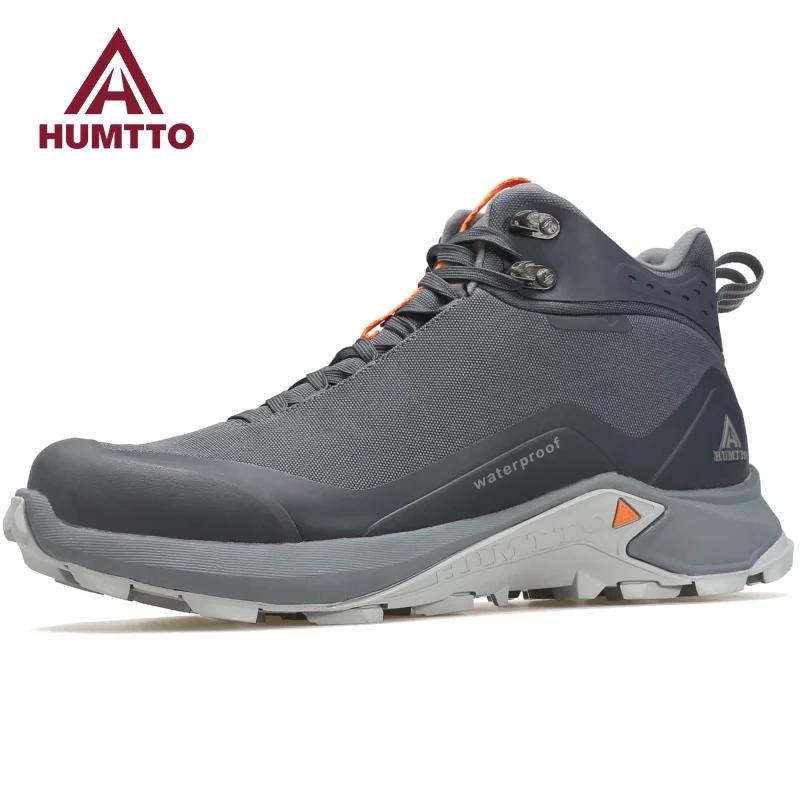 Bottines de randonnée imperméables pour hommes - Chaussures de trekking hiver et escalade