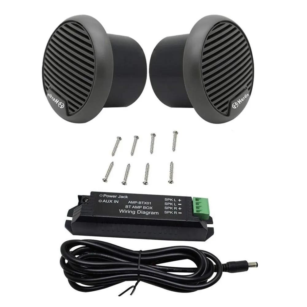 Herdio-Hautréusétanches pour bateau marin, haut-parleur Bluetooth pour moto, système audio stéréo po
