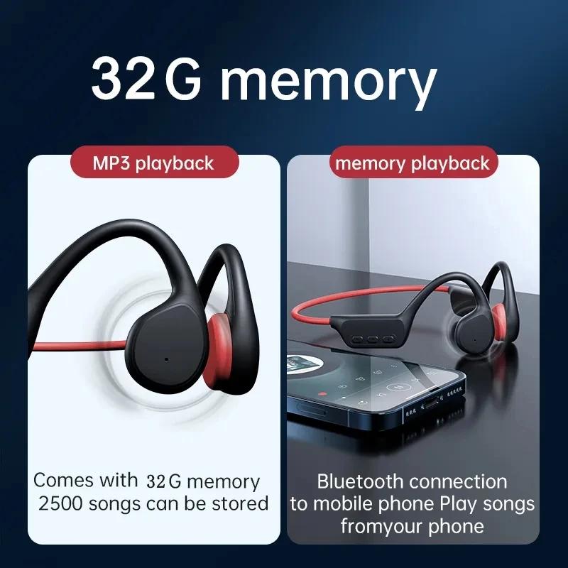Sophia-Écouteurs Bluetooth sans fil étanches IPX8, lecteur MP3, Hifi, crochet d'oreille, sauna, télé