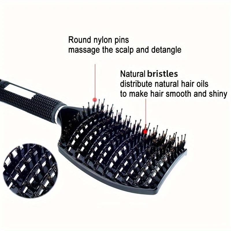 Brosse à cheveux magique de Massage du cuir chevelu pour femmes, outil démêlant professionnel pour c
