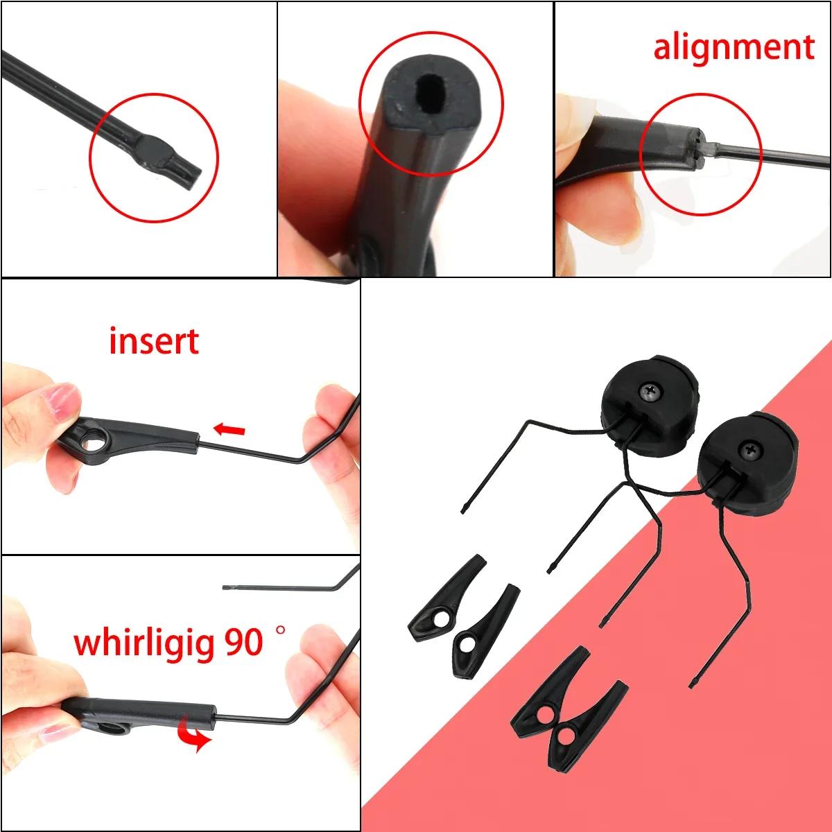 Adaptateur de Rail de casque électronique ARC OPS-CORE, support de casque tactique pour Howard Leigh
