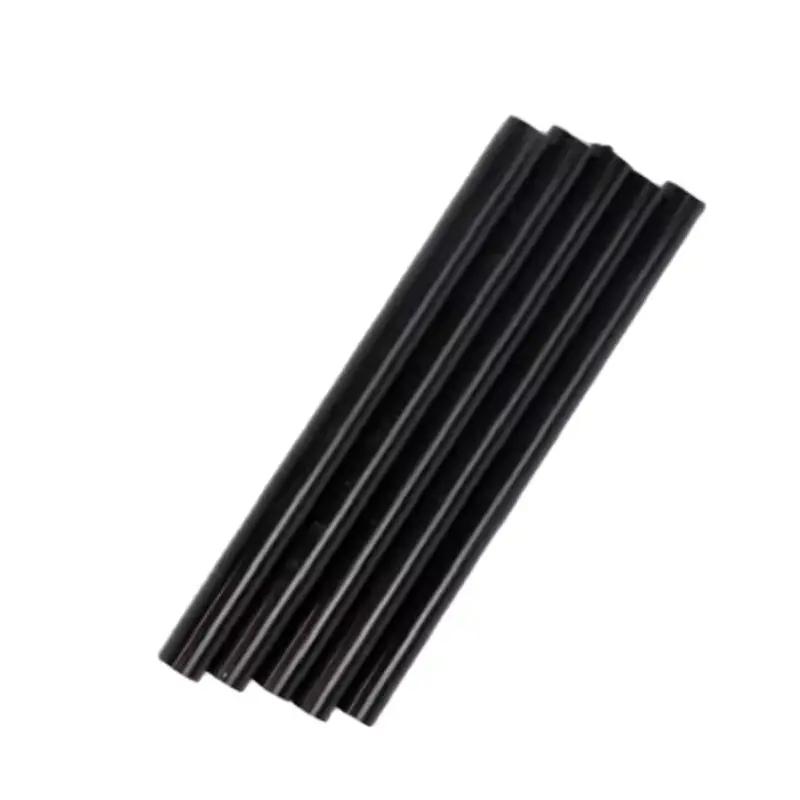 Barre résistante à l'usure de tiges en nylon pur PA6 pour l'usinage du diamètre noir 3mm à 300mm