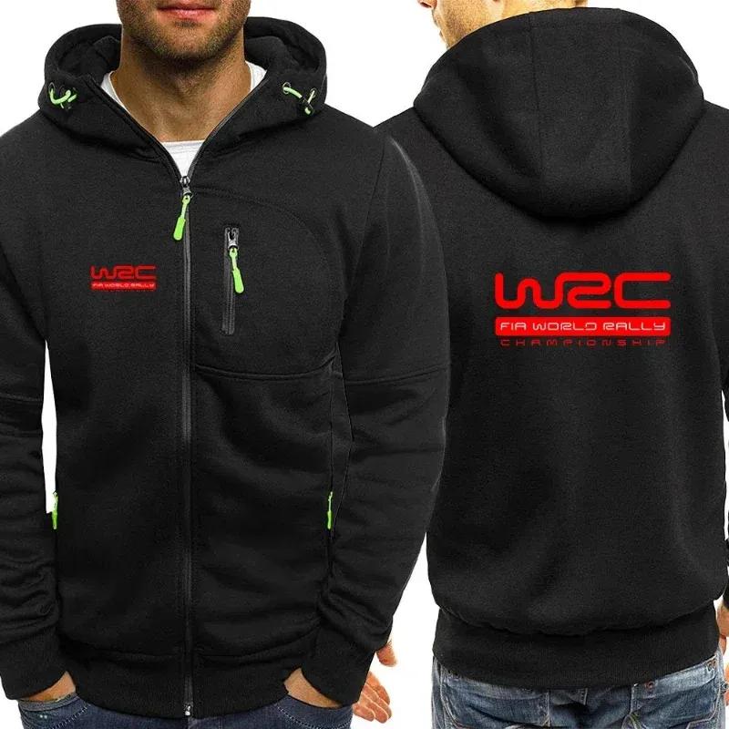 Nouveau printemps automne hommes championnat du monde des rallyes WRC Logo impression mode à capuche
