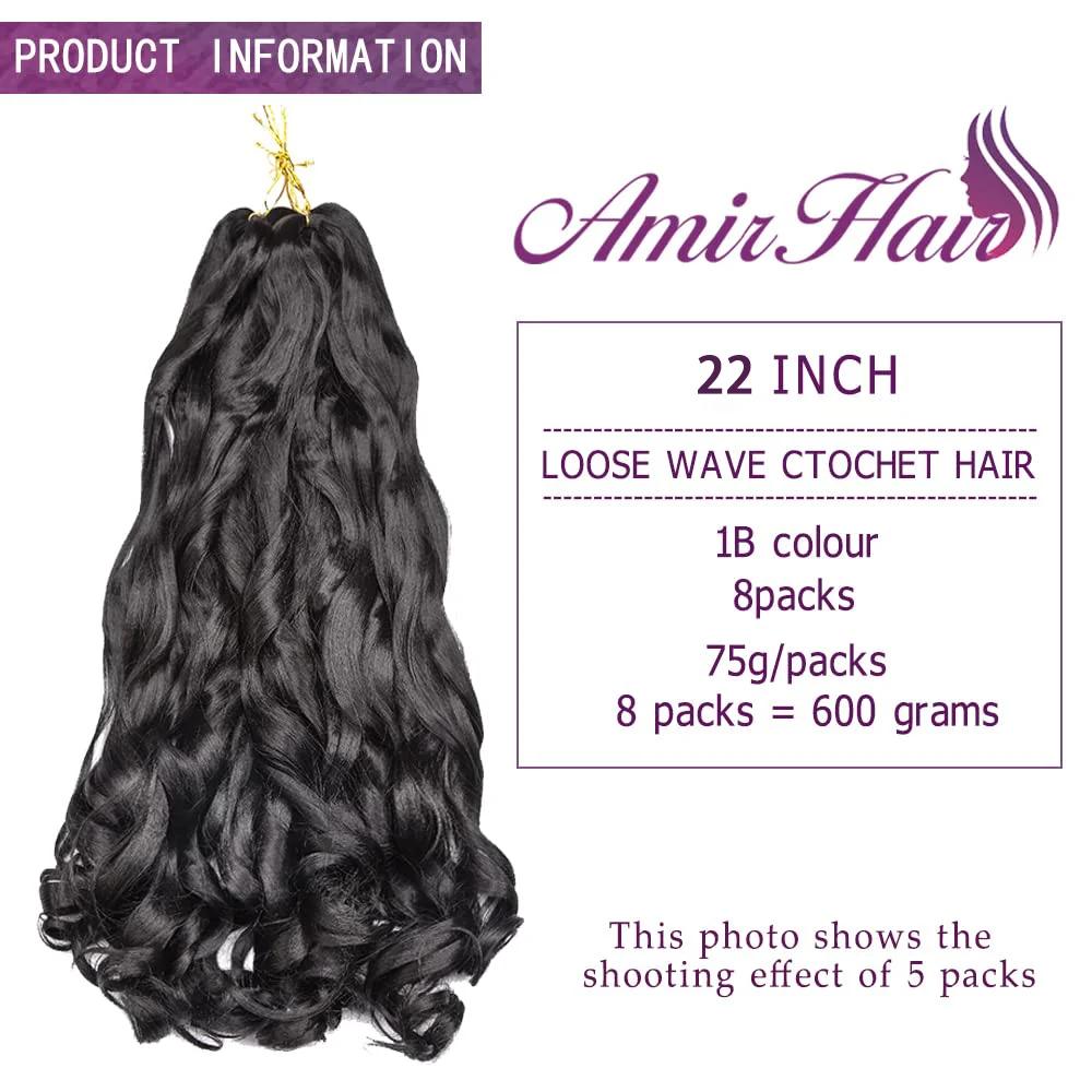 Extensions de cheveux tressés en spirale pour femmes, boucles françaises, cheveux synthétiques pré-é