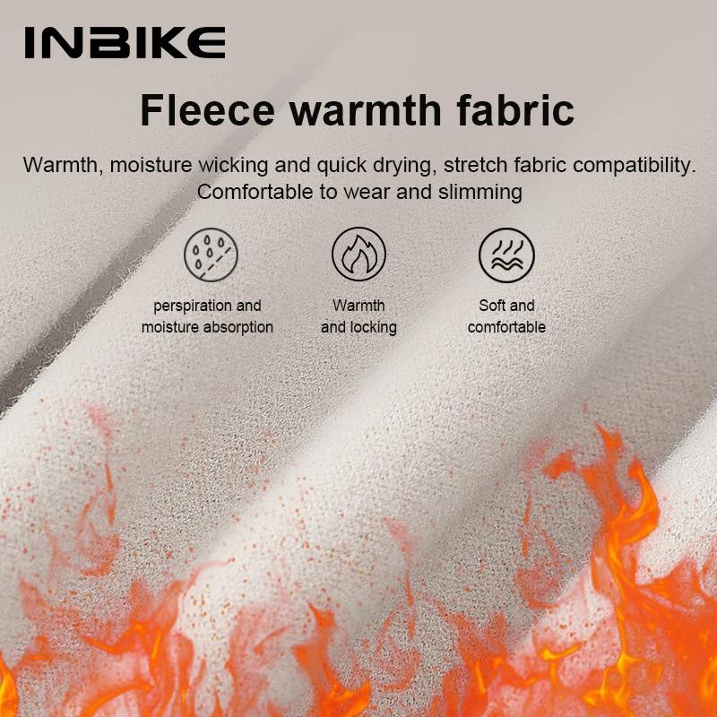 INBIKE femme polaire cyclisme maillot hiver vtt vélo vêtements thermique vélo maillot montagne route