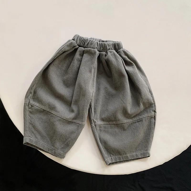 Pantalon sarouel à jambes larges pour enfants, vêtements décontractés pour bébés garçons et filles,