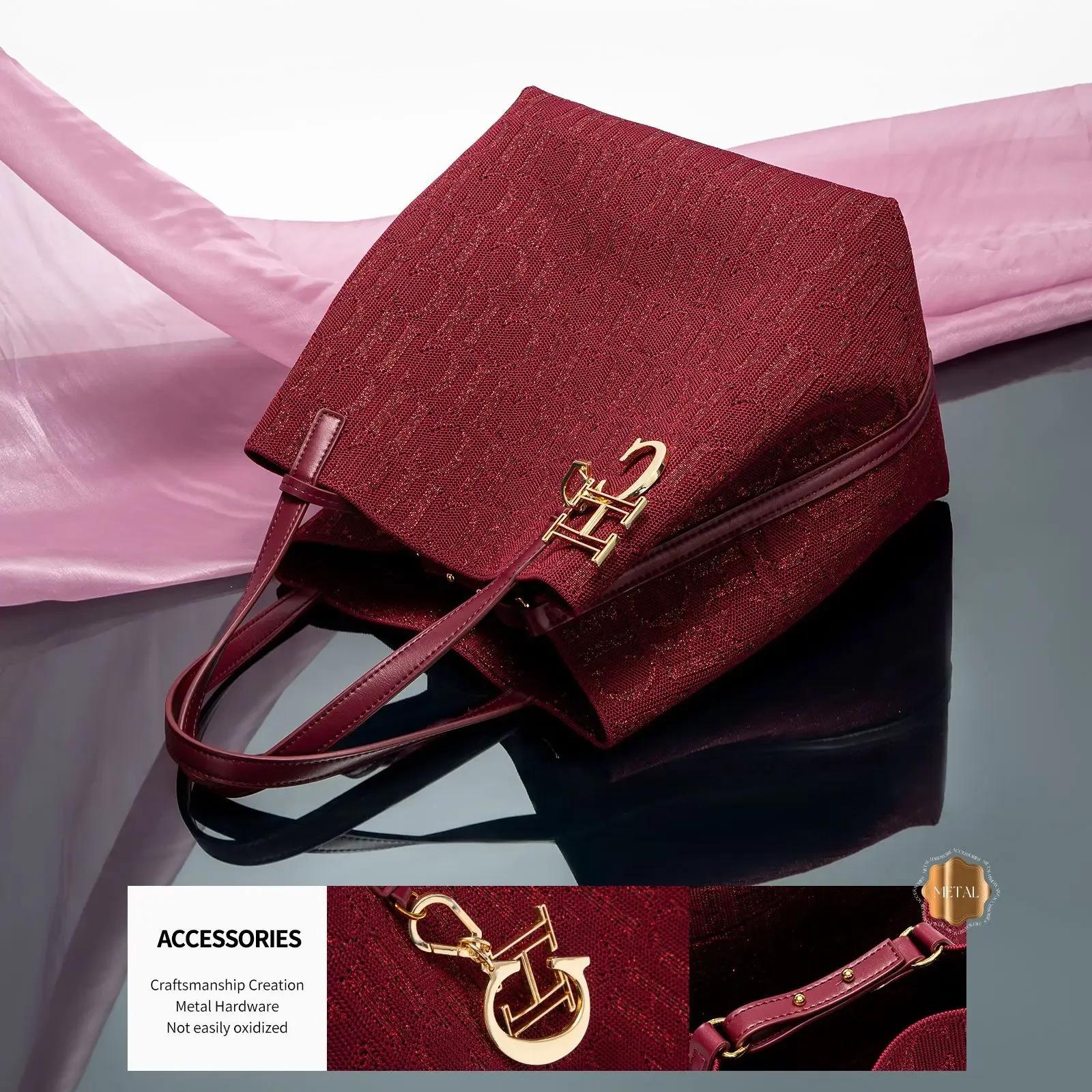 CH – sac à main grande capacité pour femmes, Simple, pour les déplacements quotidiens, polyvalent, c