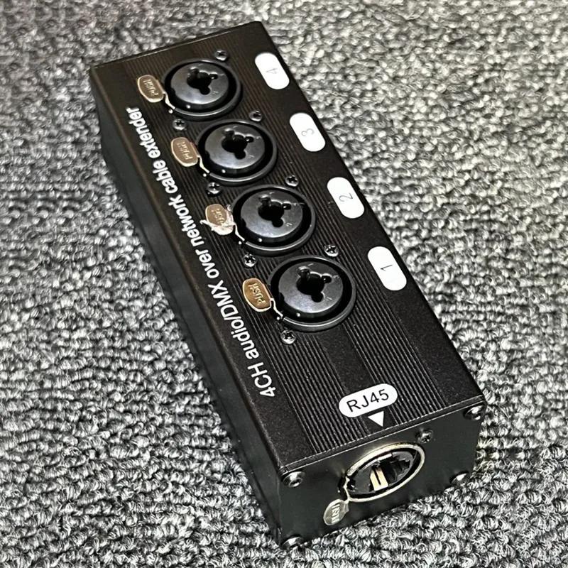 Câble d'extension audio et DMX sur réseau, prolongateur de signal mâle et femelle, 4 canaux, 3 broch