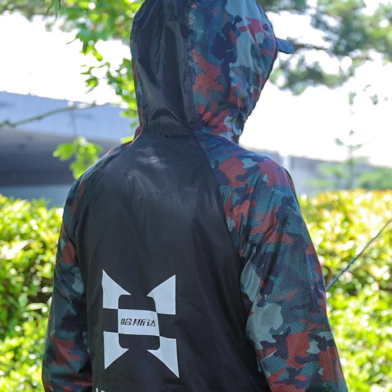 HISTAR-Imperméable de pêche de type long, imperméable et léger, matériau de gril Oxford, tissu TPU s