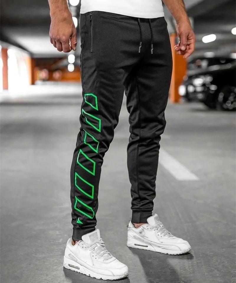Printemps automne poche zippée hommes pantalons confortables pantalons de survêtement à séchage rapi