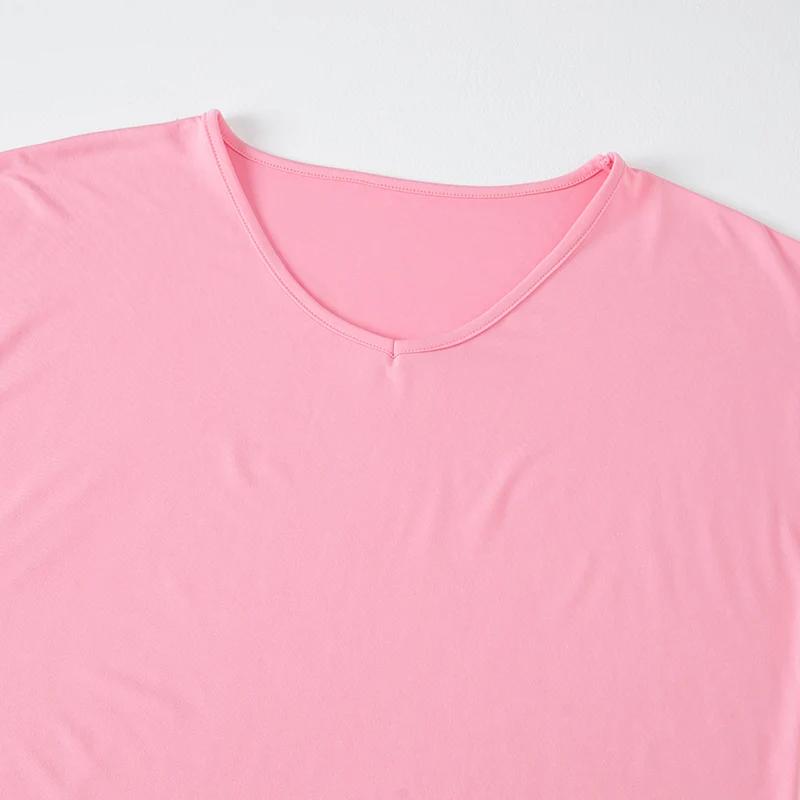 4/1 pièce été automne femmes couleur unie basique polyvalent à manches courtes T-shirt sport décontr