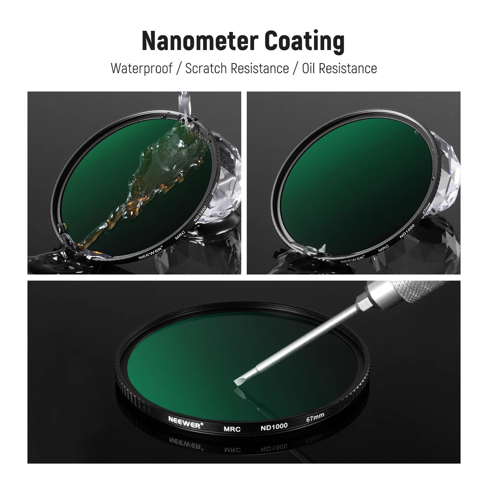 NEEPackets-Kit de filtres ND pour partenaires, ensemble de filtres de densité al, double face, 30 co