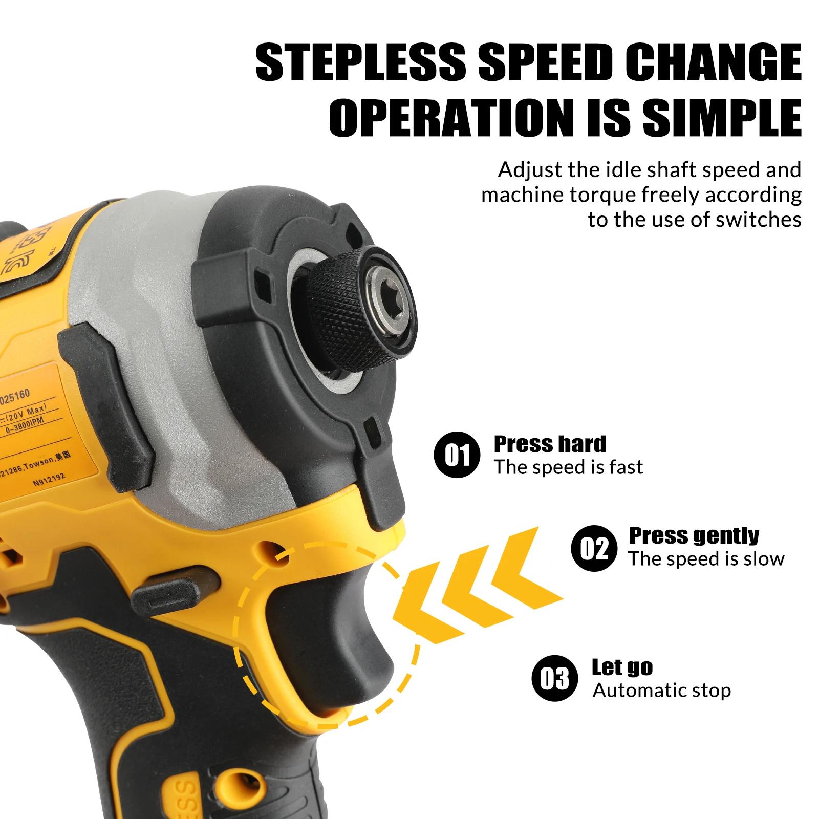 DeWalt – tournevis à moteur sans balais au Lithium, tournevis électrique, perceuse à main électrique