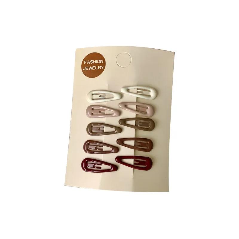 10 pièces/sac filles Mini pinces à cheveux épingles à cheveux BB épingles à cheveux Barrettes en mét