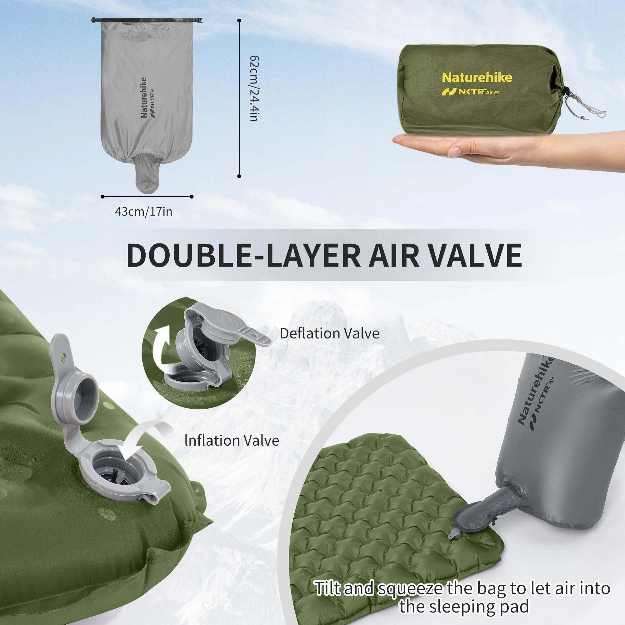 Natureifa-Matelas Gonflable Polymères de Camping, Coussin d'Air, Polymères de Voyage, Hiver, Extérie