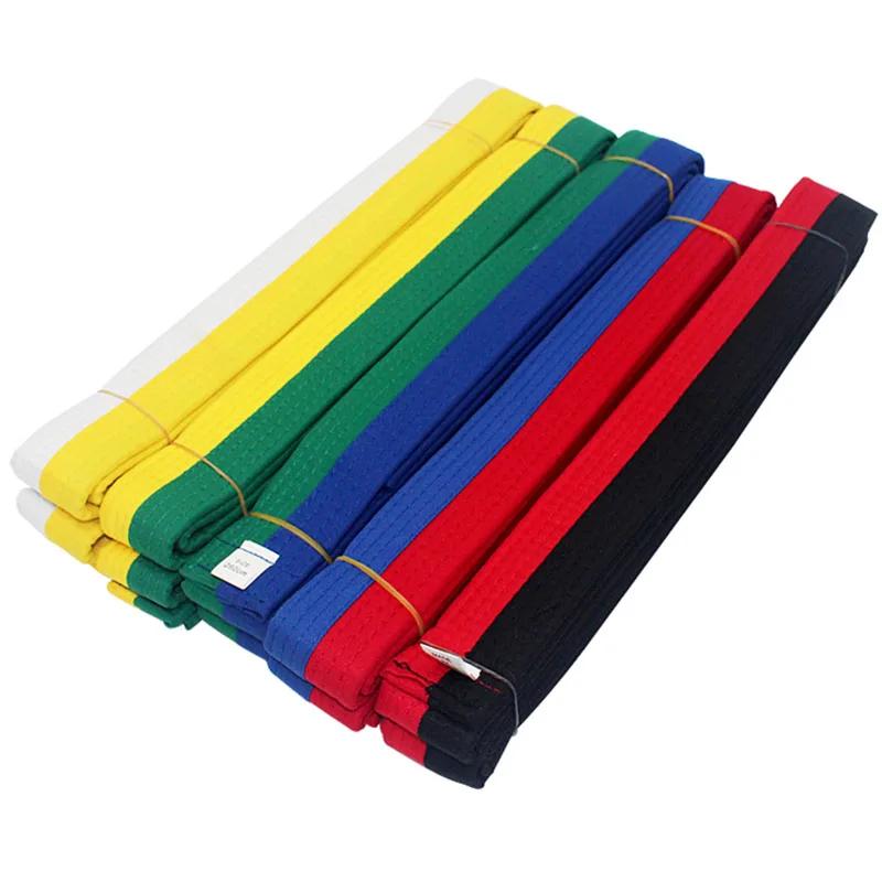 Ceinture Taekwondo Judo Karaté YS05 Noir Rouge Vert Jaune - Ceinture Aléatoire Enfants Adultes