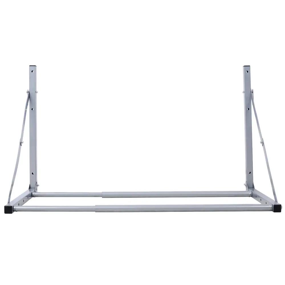 Dreamzon-Rangement mural pliable, 30.5 à 50.5 amarans de large, supporte 300 livres, argent