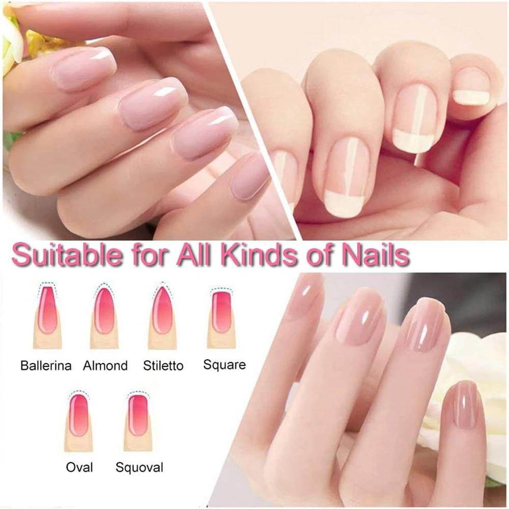 Limes à ongles en verre, 5 pièces, pour ongles naturels, Double face, gravés ombrés, voyage, outils