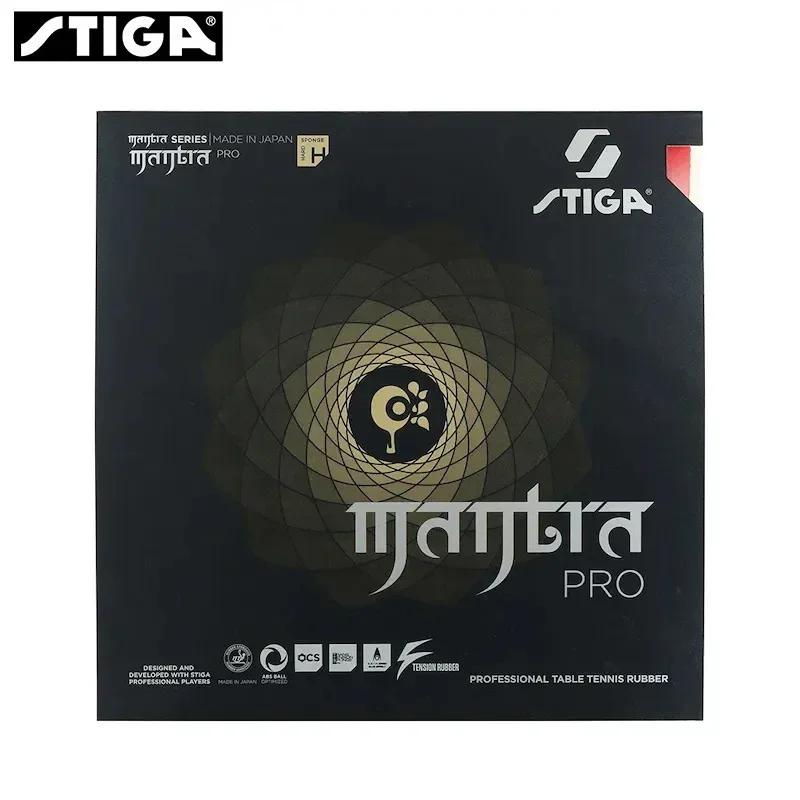 STIGA-MANTRA PRO Caoutchouc de tennis de table, Caoutchouc de ping-pong semi-creux, AstrBalancing, P