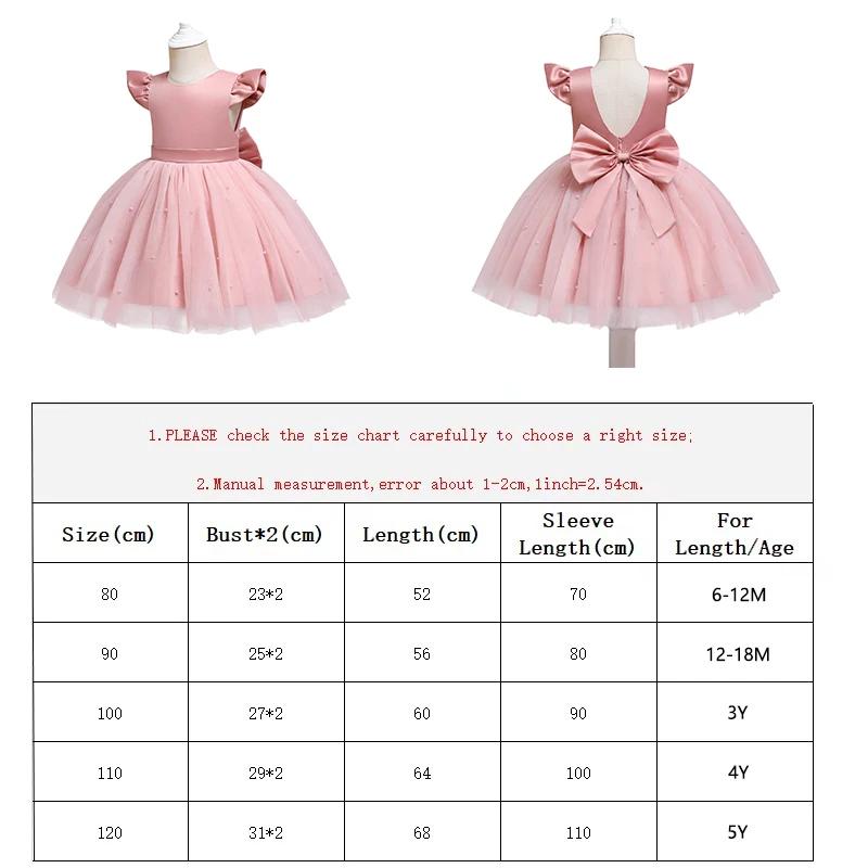 Robe de princesse rouge Mickey Minnie Mouse pour petites filles, Tutu de fête de 1er anniversaire, d