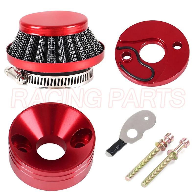 Kit de tube d'admission de modification de filtre à air, ajustement rouge, 2 temps, 47cc, 49cc, Mini