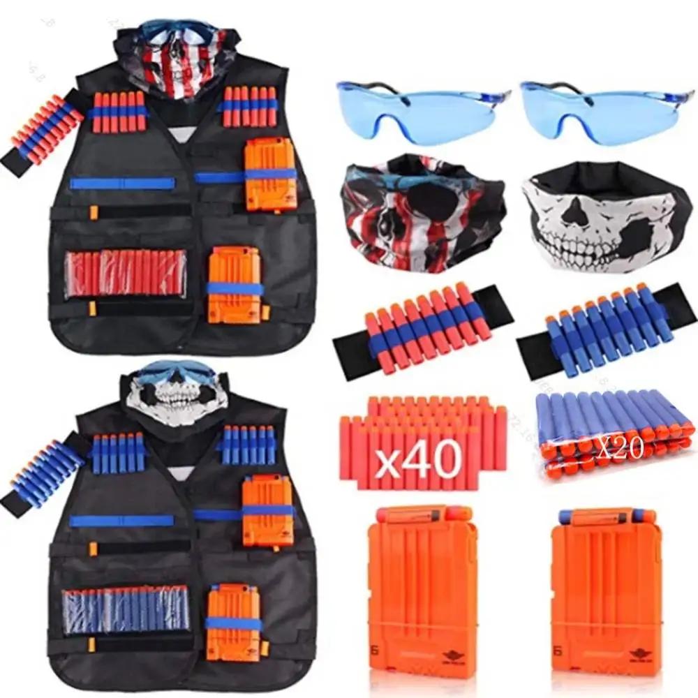 Kit de Support Dulglaseimed avec Balles pour Enfants - Jeu Plein Air Nerf N-Strike Elite