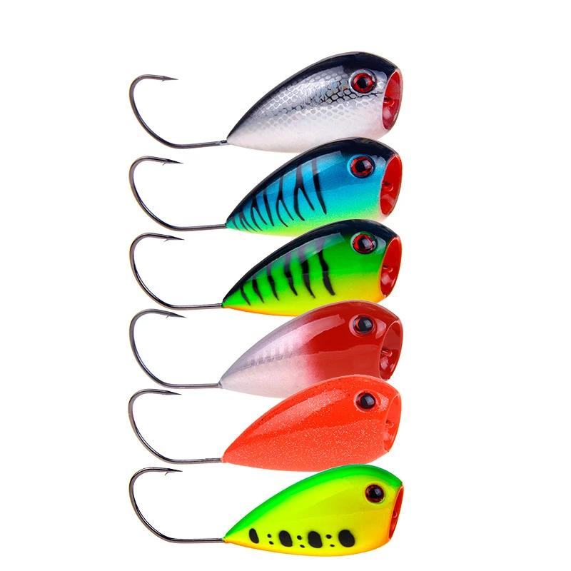 1 Pcs/lot Popper Leurre De Pêche CrankFish Appâts 8cm 13g Appâts Artificiels Croate OEUF Flottant Ap