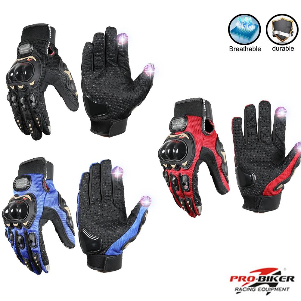 Gants de course de moto Knight, gants de cyclisme avec équipement de protection pour honda Kawasaki