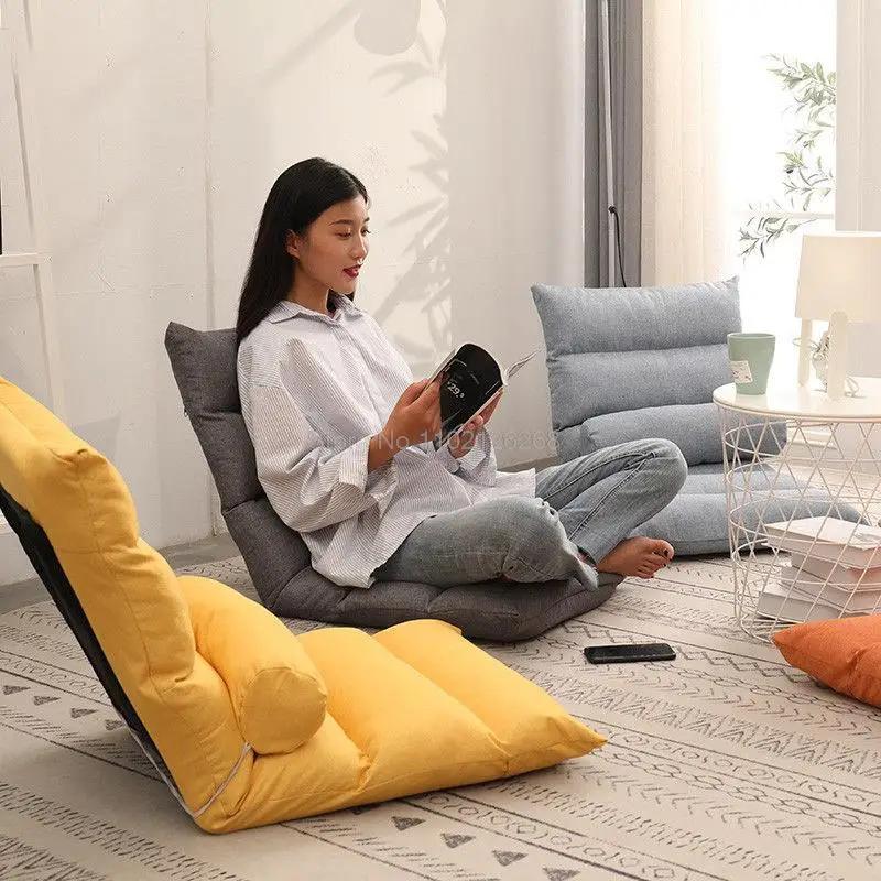 Chaise longue pliante maison balcon salon chaise pliante loisirs balcon paresseux canapé Tatami chai