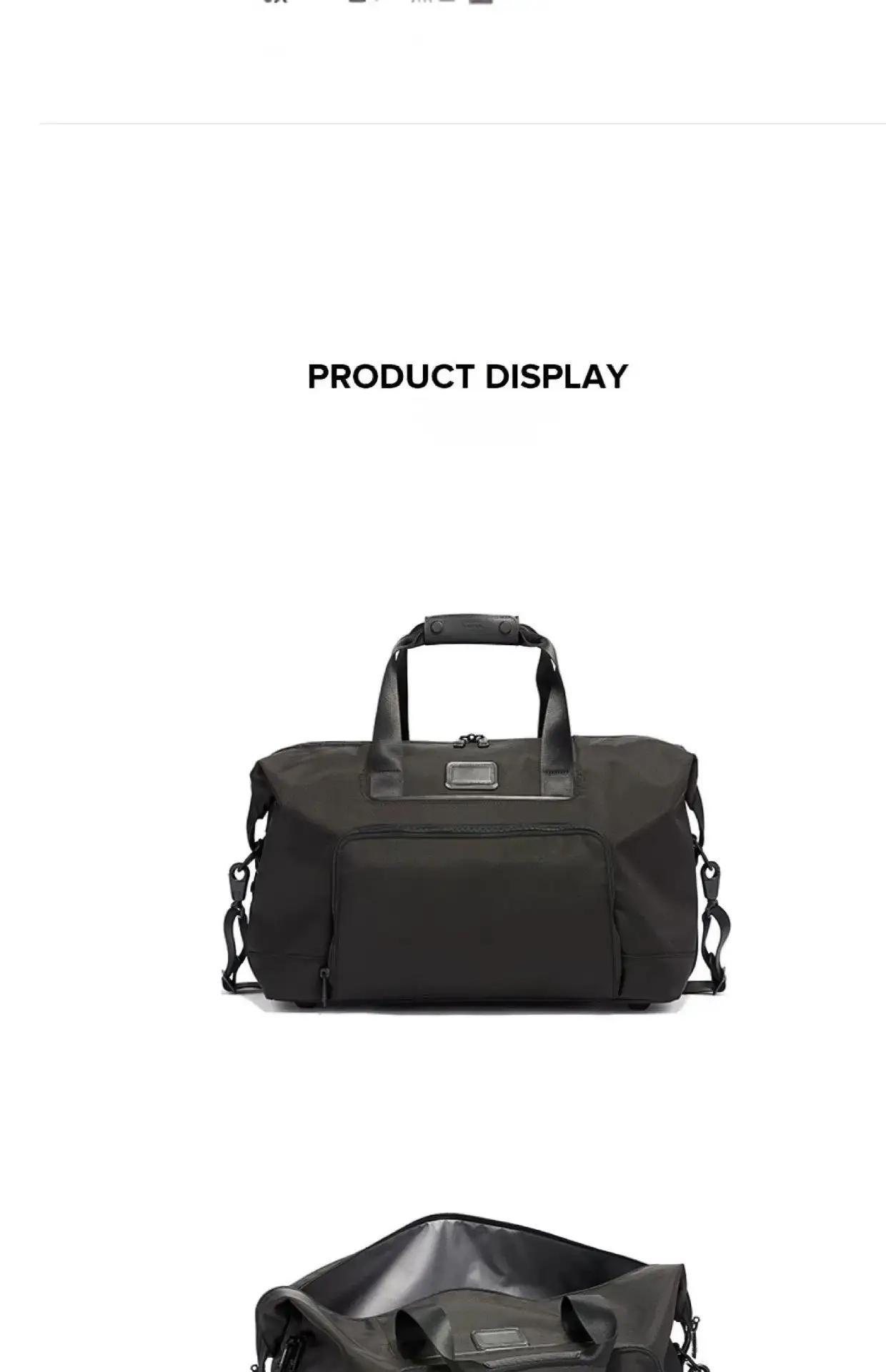Sac de voyage en nylon balistique pour homme, grand sac de voyage, sac de week-end, bagage à main po