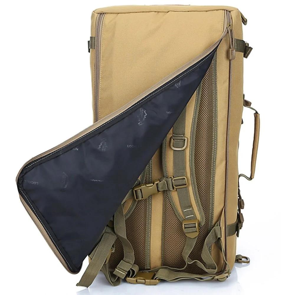 Sac à dos militaire tactique de 50l pour homme, accessoire de plein air, 3p, pour Trekking, voyage,