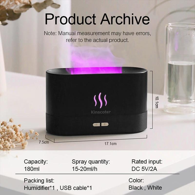 Kinscoter – diffuseur d'arôme, humidificateur d'air ultrasonique, brumisateur d'huile essentielle Le