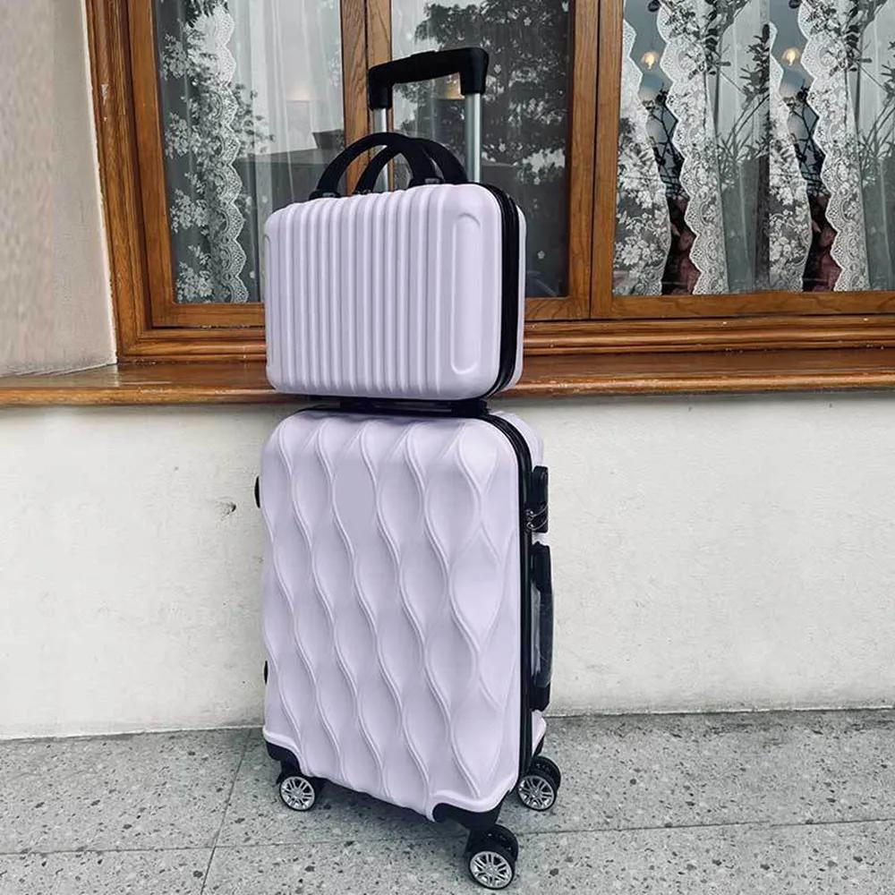 Ensemble de bagages 2 pièces, valise cabine 20 pouces, petit ensemble de valises portables 14 pouces
