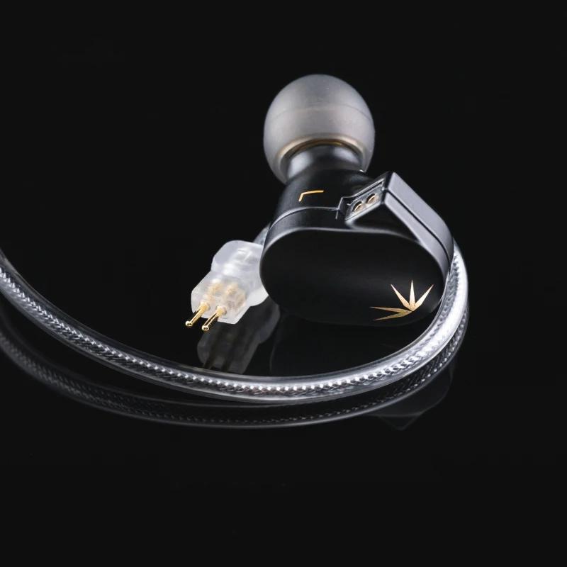 Moondstress- Écouteurs intra-auriculaires CHU DSP avec poignées, pilote dynamique, moniteur USB, éco
