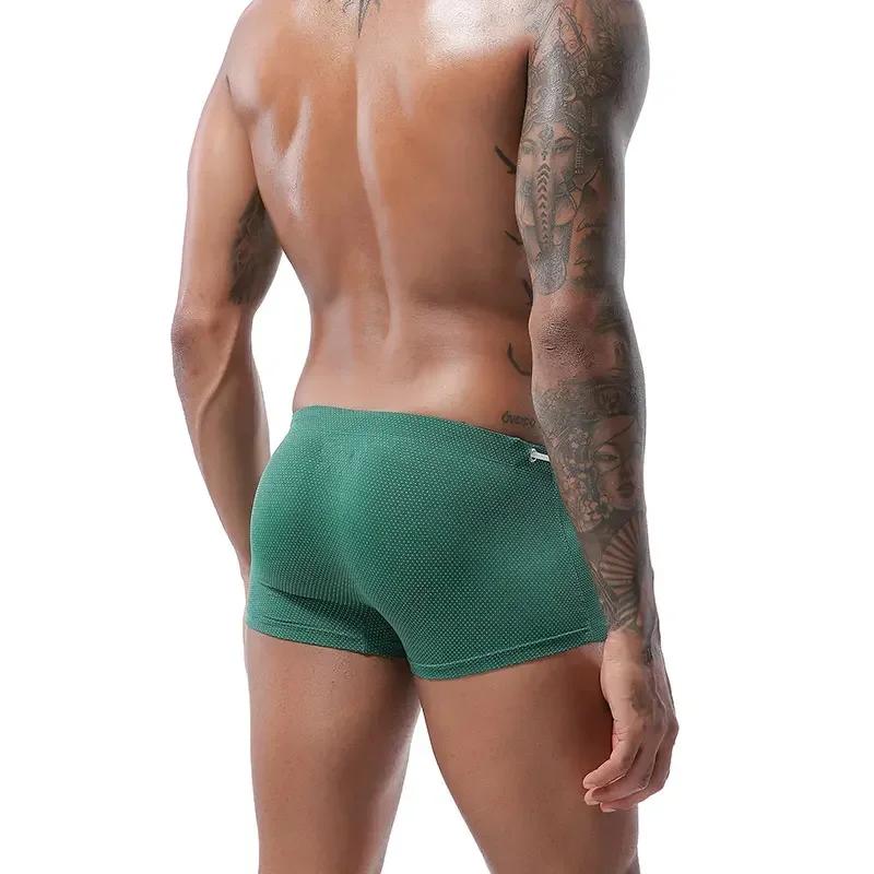 Boxer de bain pour hommes, maillot de bain Sexy, slip de plage, court, brouilleur de Surf, maillot d