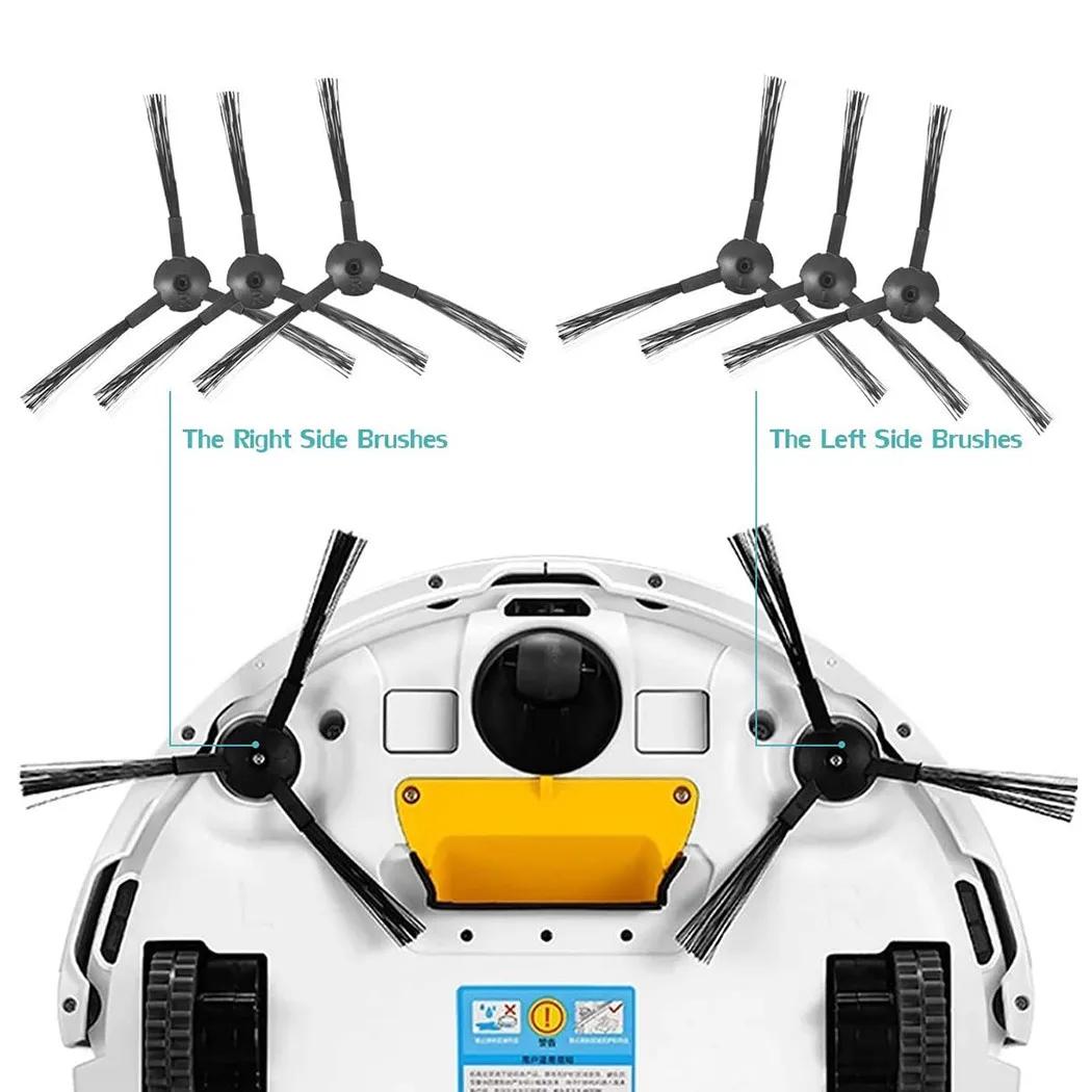 Kit d'accessoires pour aspirateur ILIFE ZACO V3 V3s V5 V5s V5s Pro, filtre brosse latérale, pré-filt
