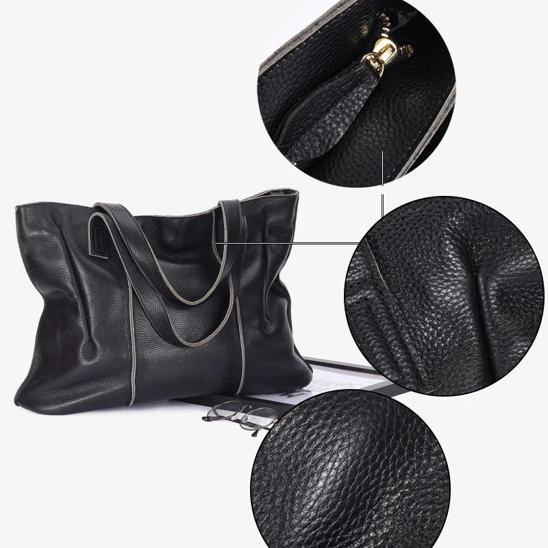 Sac à main de luxe pour femme en cuir de vachette naturel souple, sac à bandoulière tendance pour fe