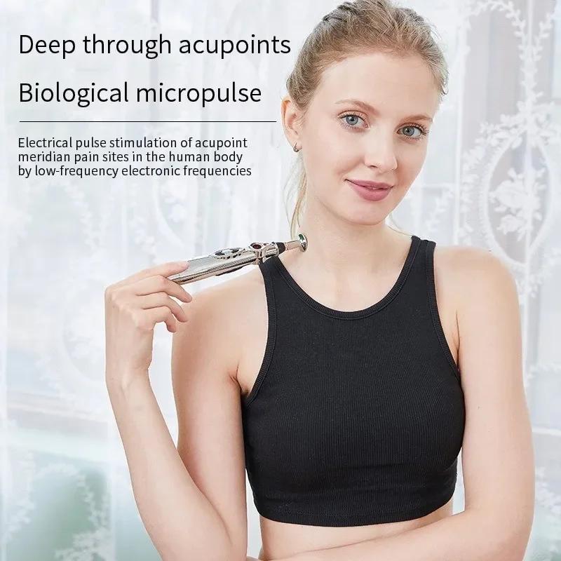 Stylo d'acupuncture électronique, soulagement de la douleur, Point de Massage, énergie méridienne, m