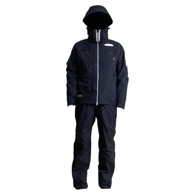 Ensemble veste et pantalon de pêche chauds pour hommes, imperméable, coupe-vent, olympiques d'extéri