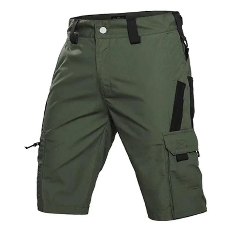 Short Cargo pour hommes, pantalon court tactique d'été, Bermuda multi-poches imperméable pour l'exté
