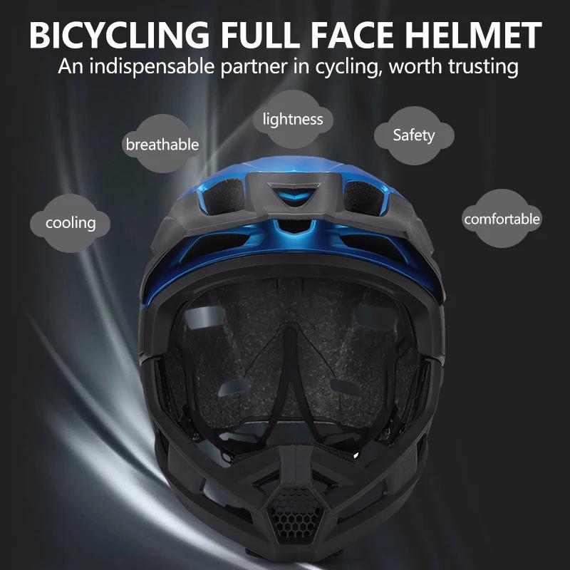 Eastinear 2023 casque de vélo adulte intégral casque de moto détachable léger protection de la tête
