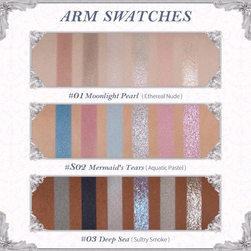Flower Knows Shell's Jewel Collection Palette de maquillage 6 couleurs
