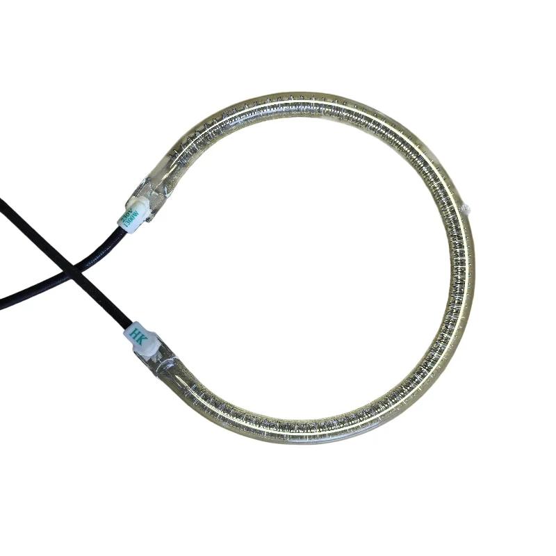 Tube de chauffage halogène rond annulaire, pièces de four, 220V, 1300W, diamètre de 14cm, 1cm