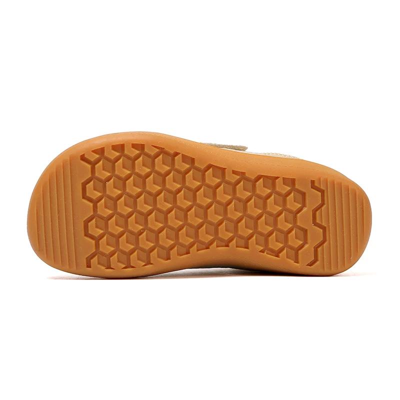 Chaussures pieds nus pour enfants, chaussures de campus, résistantes à l'usure, confortables, en cao
