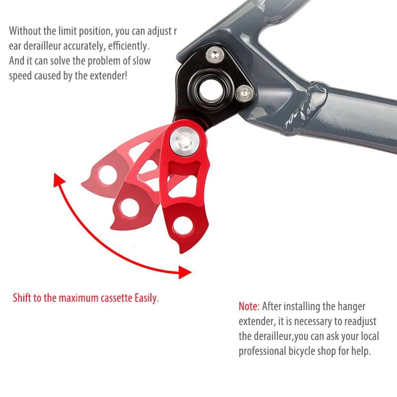 TOOPRE vélo arrière dérailleur cadre lien cintre Extender vtt route vélo queue crochet convertisseur