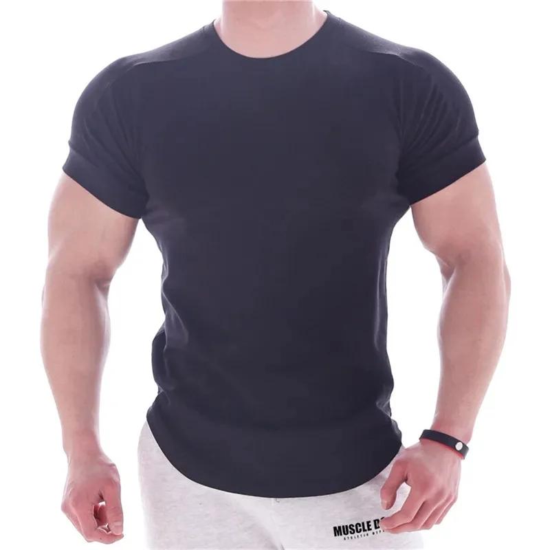T-shirt de sport homme 2024 - Séchage rapide pour l'entraînement en plein air et en salle
