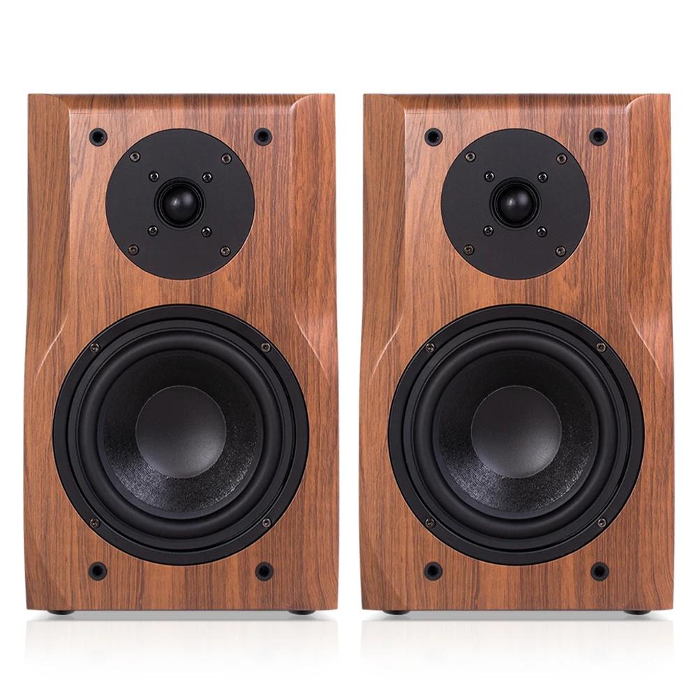 Haut-parleur d'étagère de 6.5 pouces, HIFI 20 ~ 200W, passif en bois, moniteur Audio 4Ohm, lecteur d